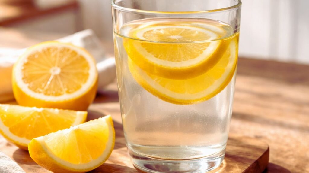 Lemon water for mitochondria health and morning biohacking